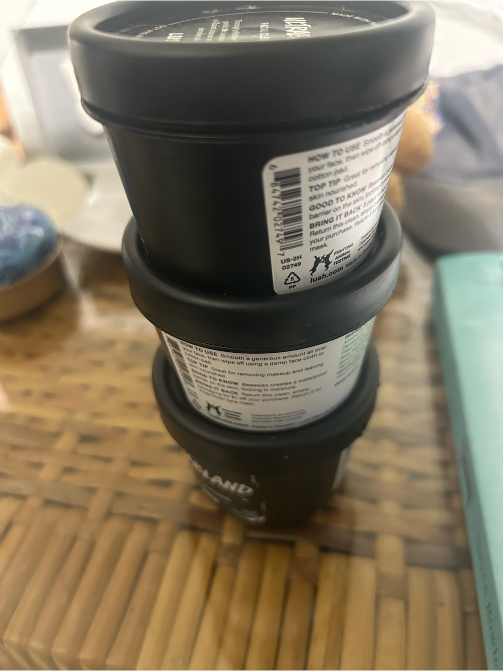 LUSH - three empty jars - Picture 2 of 2